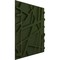 Ekena Millwork 19 5/8in. W x 19 5/8in. H Evergreen EnduraWall Decorative 3D Wall Panel Covers 2.67 Sq. Ft. WP20X20EGGCG - alternate 6